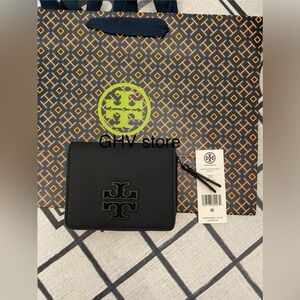 Tory burch Britten Matte Bi Fold Wallet